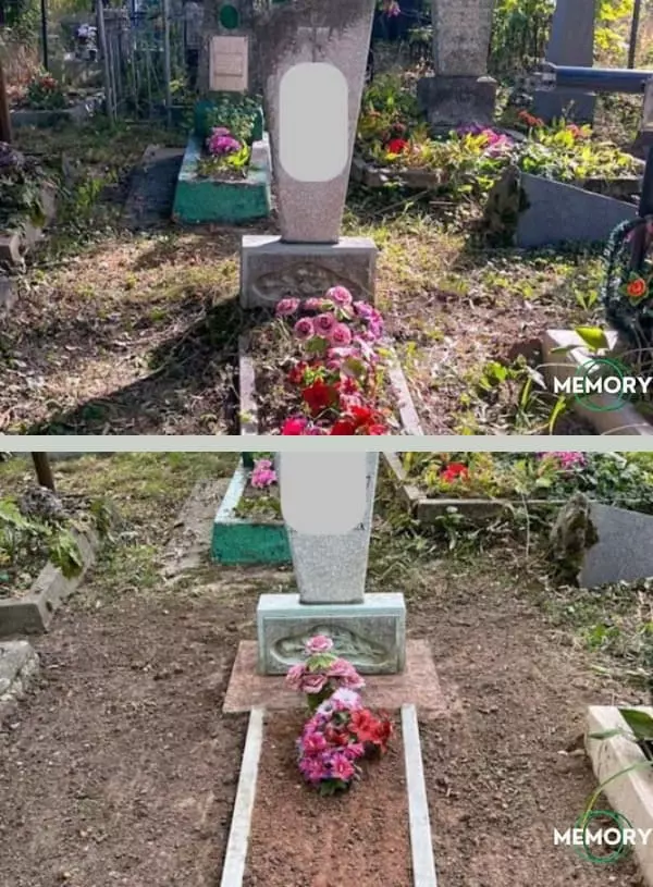 Уборка могилы в Минске